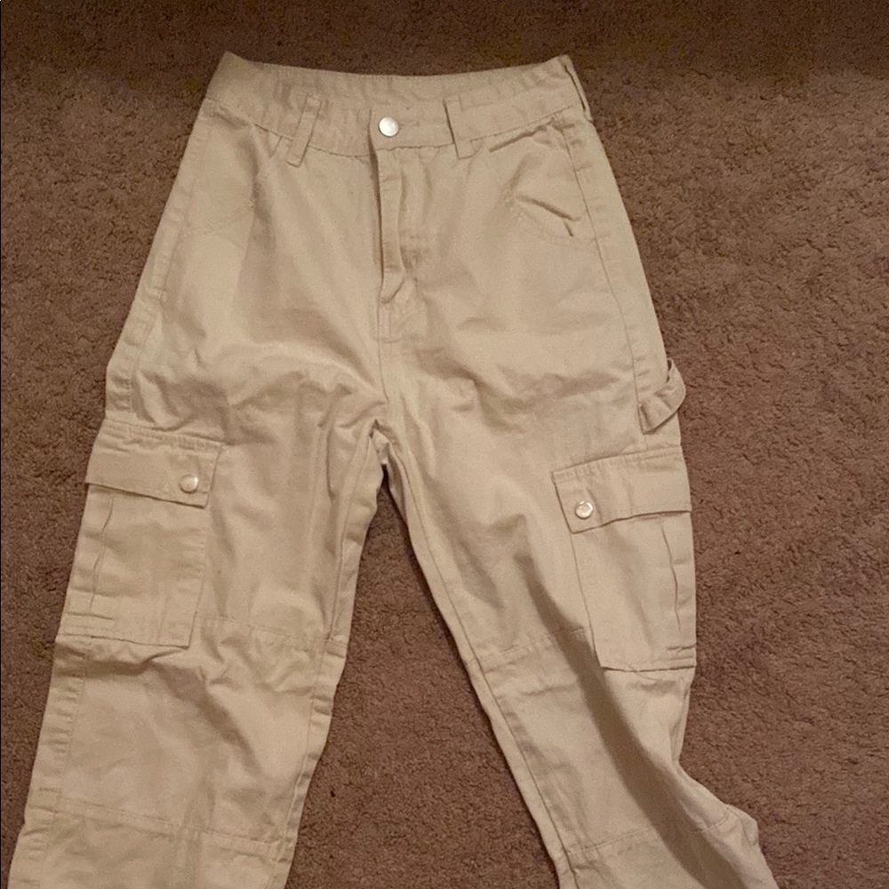 Tan Cargo Pants Worn Once